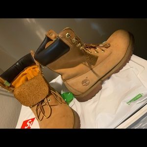 High top butter timbs